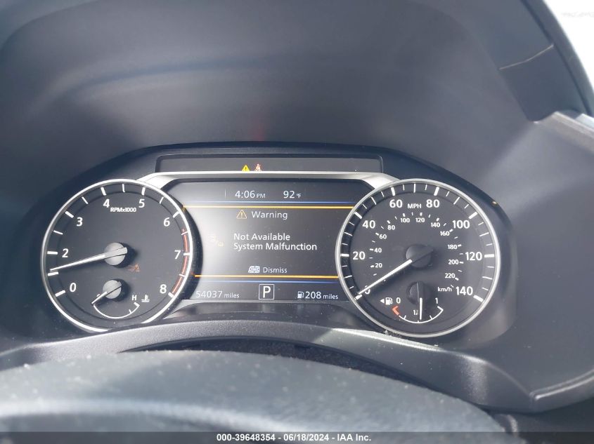 2022 Nissan Altima Sr Fwd VIN: 1N4BL4CV3NN375380 Lot: 39648354