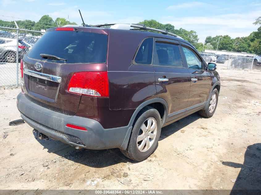 2013 Kia Sorento Lx VIN: 5XYKT4A62DG350904 Lot: 39648364