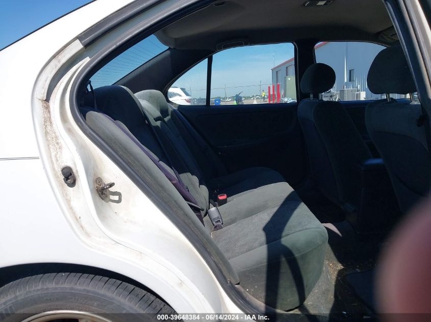 2000 Nissan Altima Gle/Gxe/Se/Xe VIN: 1N4DL01D6YC161477 Lot: 39648384