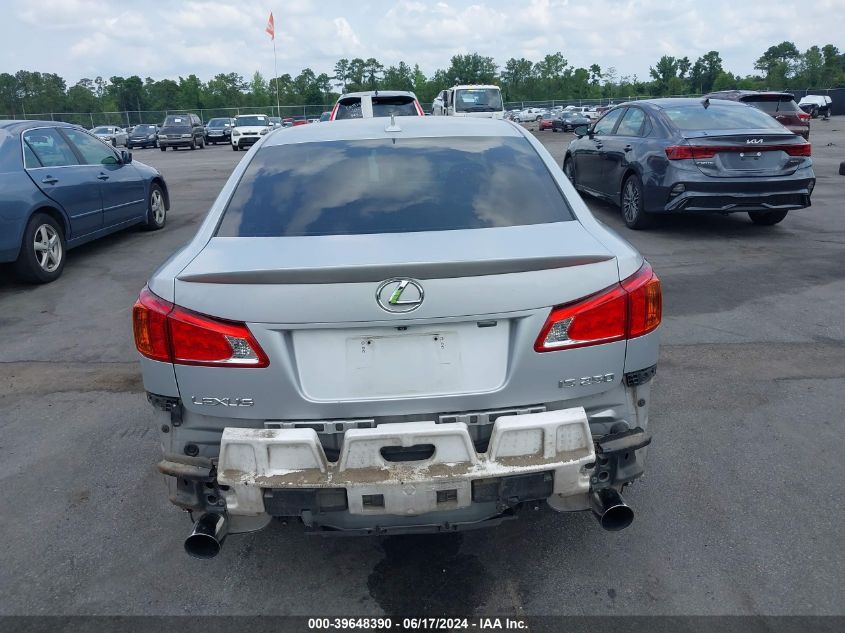 2009 Lexus Is 250 VIN: JTHBK262995089282 Lot: 39648390