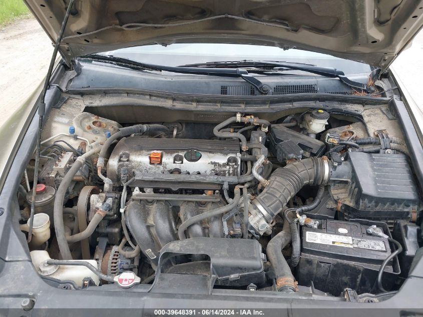 2010 Honda Accord 2.4 Lx VIN: 1HGCP2F37AA066547 Lot: 39648391