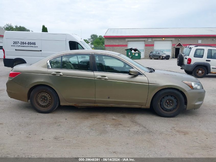 2010 Honda Accord 2.4 Lx VIN: 1HGCP2F37AA066547 Lot: 39648391