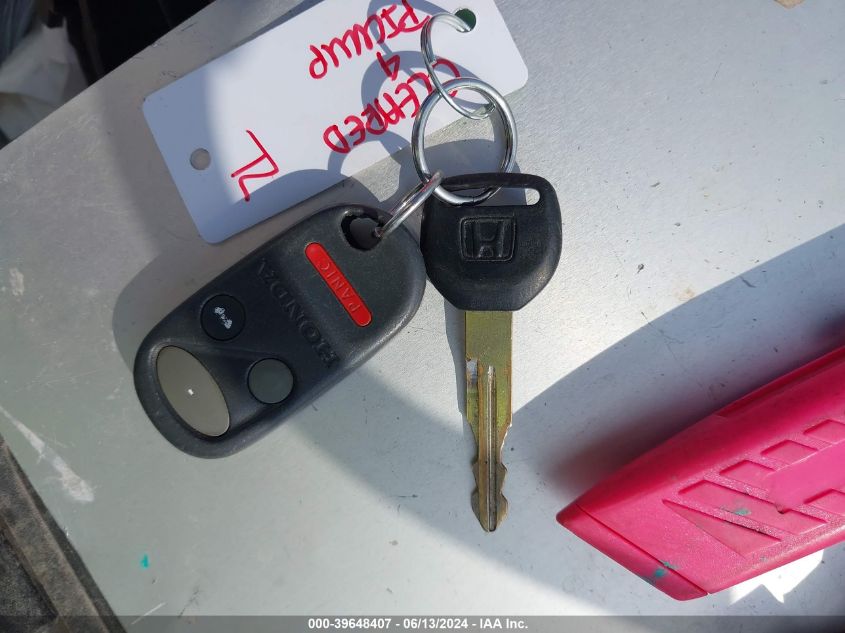 1998 Honda Cr-V Ex VIN: JHLRD1868WC059656 Lot: 39648407