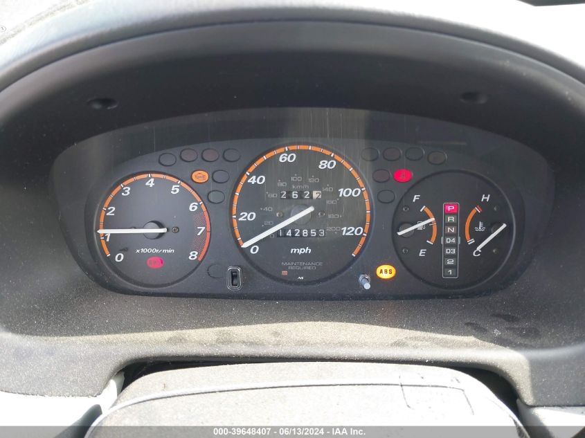 1998 Honda Cr-V Ex VIN: JHLRD1868WC059656 Lot: 39648407