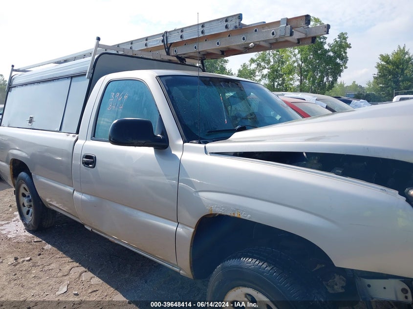 2006 Chevrolet Silverado 1500 Work Truck VIN: 3GCEC14V86G118990 Lot: 39648414