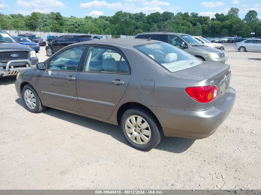 2003 Toyota Corolla Le VIN: 1NXBR32E33Z072313 Lot: 39648415