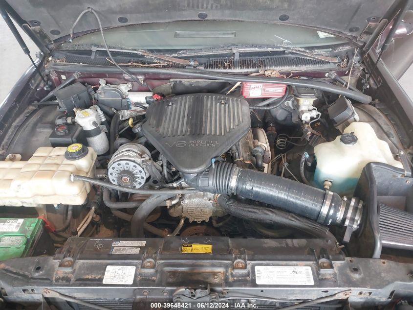 1996 Chevrolet Caprice / Impala Classic Ss VIN: 1G1BL52P9TR146574 Lot: 39648421