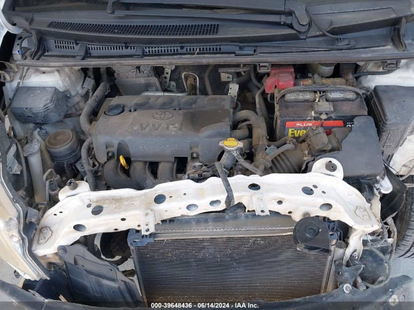 2013 Toyota Yaris Le VIN: JTDKTUD36DD552760 Lot: 39648436