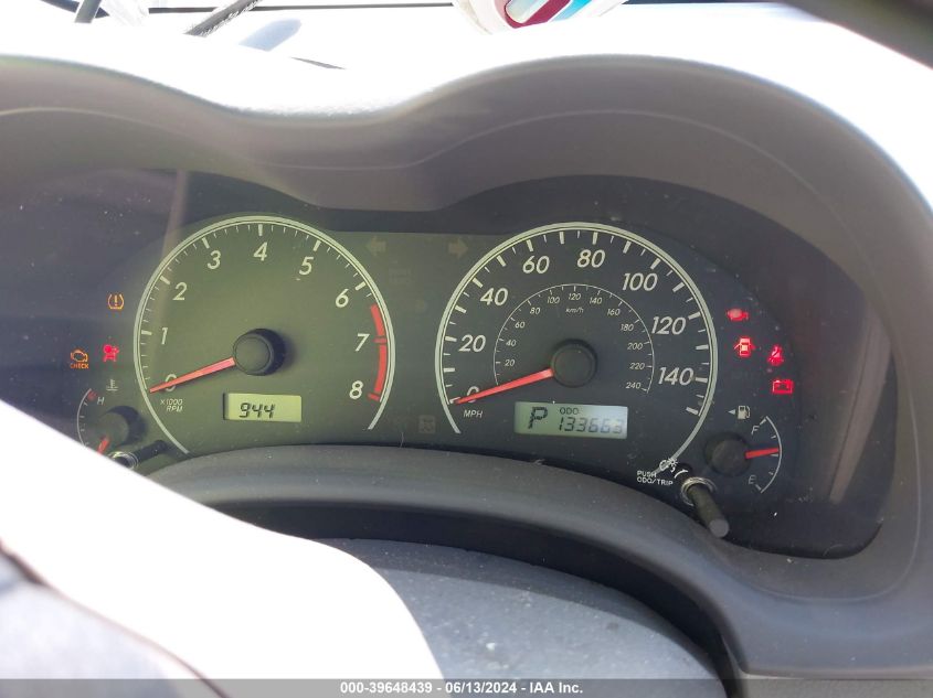 2009 Toyota Corolla Le VIN: JTDBL40E69J006640 Lot: 39648439