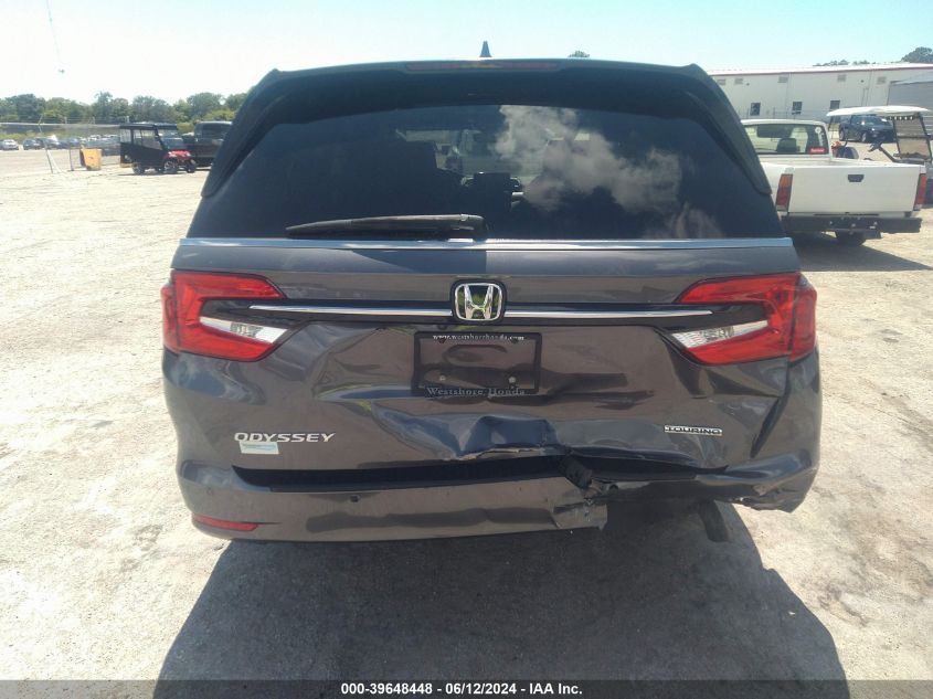 2022 Honda Odyssey Touring VIN: 5FNRL6H89NB016380 Lot: 39648448