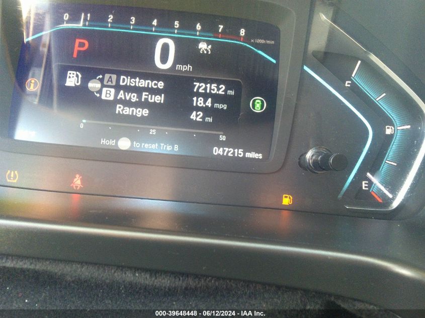 2022 Honda Odyssey Touring VIN: 5FNRL6H89NB016380 Lot: 39648448