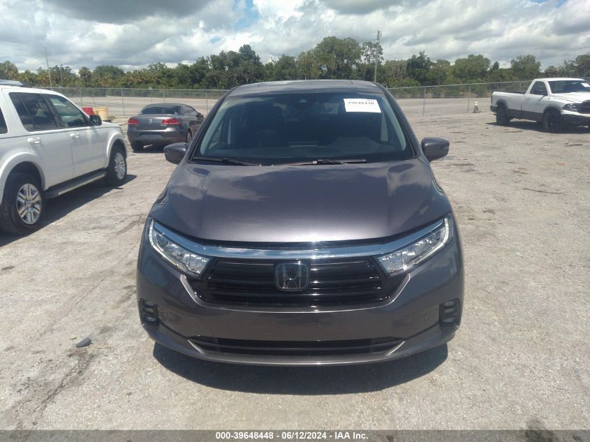 2022 Honda Odyssey Touring VIN: 5FNRL6H89NB016380 Lot: 39648448