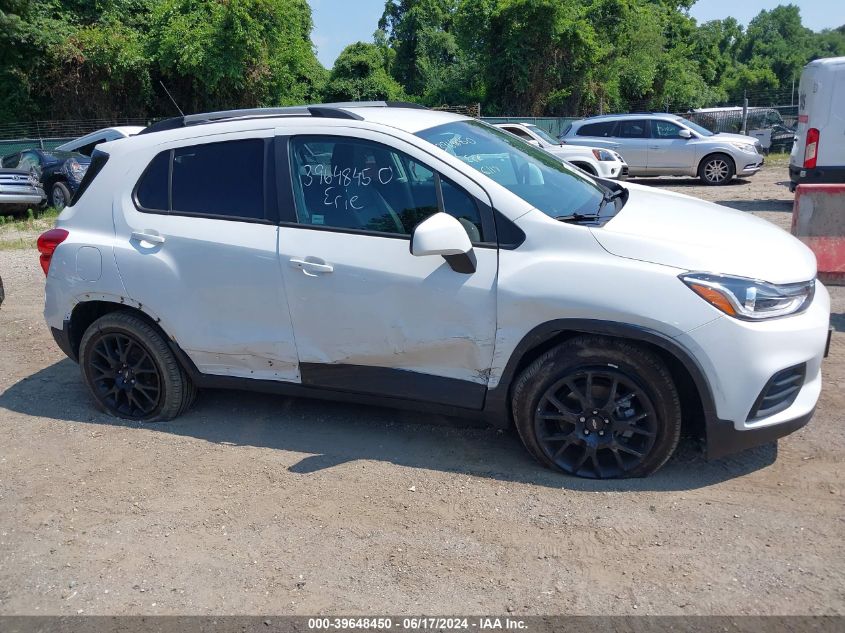 2022 Chevrolet Trax Awd Lt VIN: KL7CJPSM9NB521276 Lot: 39648450