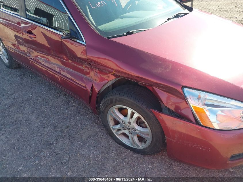 2006 Honda Accord 2.4 Se VIN: 1HGCM56396A017612 Lot: 39648457