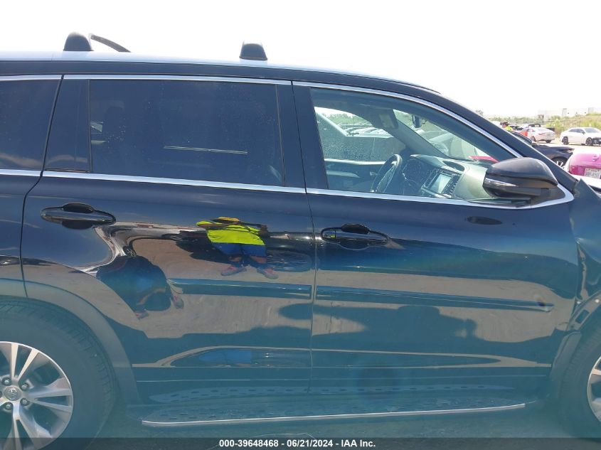 2015 Toyota Highlander Xle V6 VIN: 5TDKKRFH5FS118121 Lot: 39648468