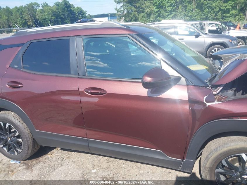 2022 Chevrolet Trailblazer Fwd Lt VIN: KL79MPSL2NB114814 Lot: 39648482