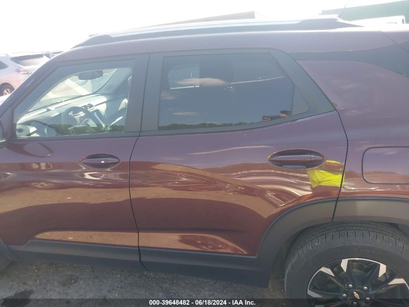 2022 Chevrolet Trailblazer Fwd Lt VIN: KL79MPSL2NB114814 Lot: 39648482