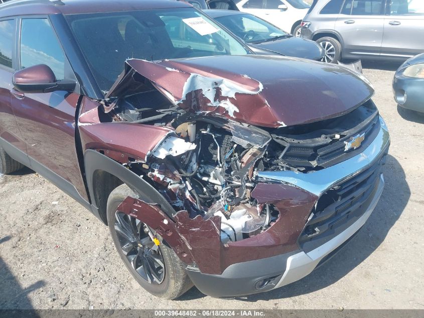 2022 Chevrolet Trailblazer Fwd Lt VIN: KL79MPSL2NB114814 Lot: 39648482