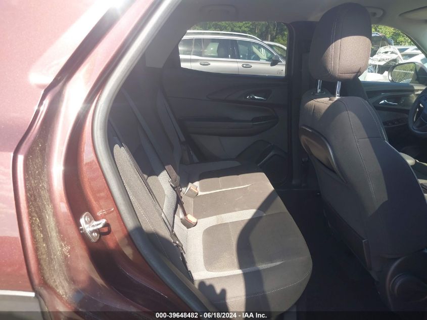 2022 Chevrolet Trailblazer Fwd Lt VIN: KL79MPSL2NB114814 Lot: 39648482