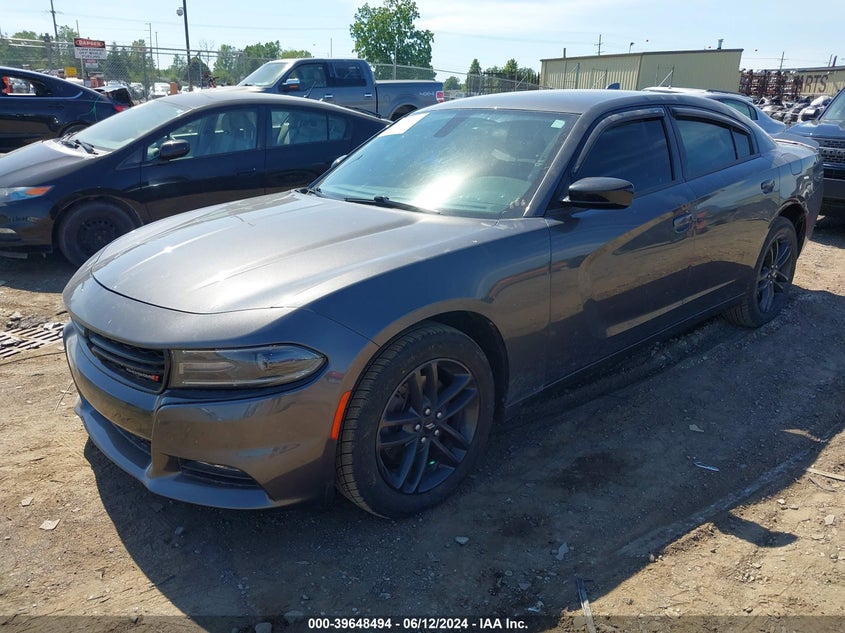VIN 2C3CDXJG4KH671275 2019 DODGE CHARGER SXT AWD