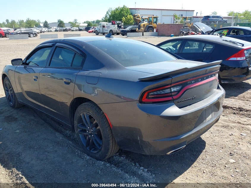 VIN 2C3CDXJG4KH671275 2019 DODGE CHARGER SXT AWD