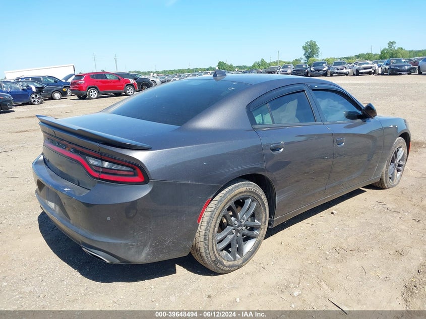 VIN 2C3CDXJG4KH671275 2019 DODGE CHARGER SXT AWD