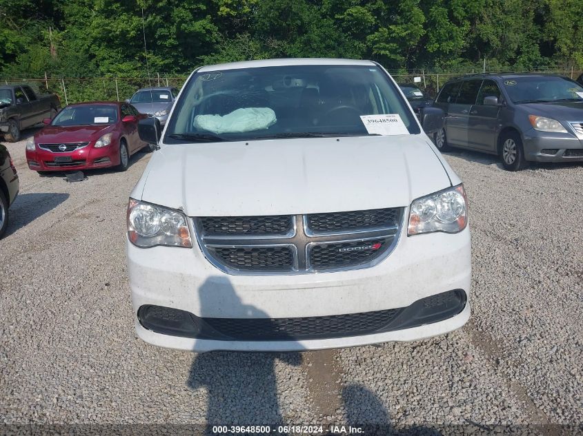 2018 Dodge Grand Caravan Se VIN: 2C4RDGBG9JR273489 Lot: 39648500