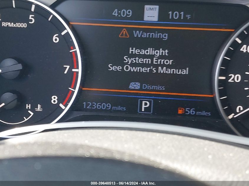 2020 Nissan Altima Sl Fwd VIN: 1N4BL4EV0LC144877 Lot: 39648513