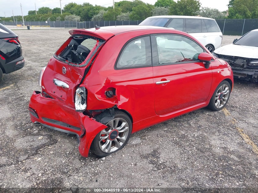 2015 Fiat 500 Sport VIN: 3C3CFFBR8FT576302 Lot: 39648519