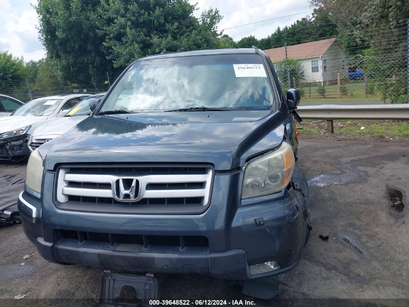2006 Honda Pilot Ex-L VIN: 5FNYF18556B001369 Lot: 39648522