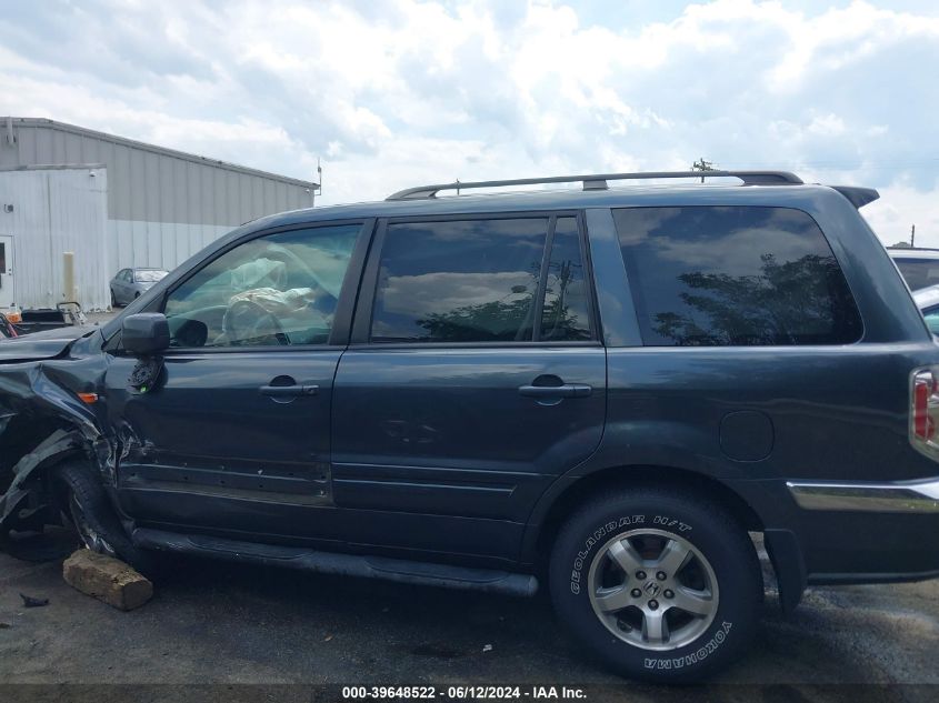 2006 Honda Pilot Ex-L VIN: 5FNYF18556B001369 Lot: 39648522