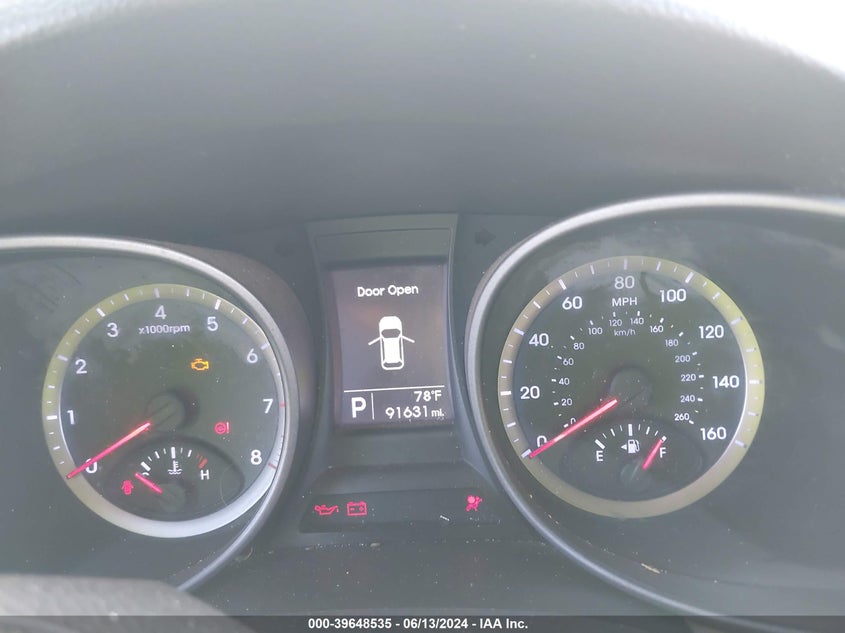 2013 Hyundai Santa Fe Sport VIN: 5XYZU3LB3DG019037 Lot: 39648535