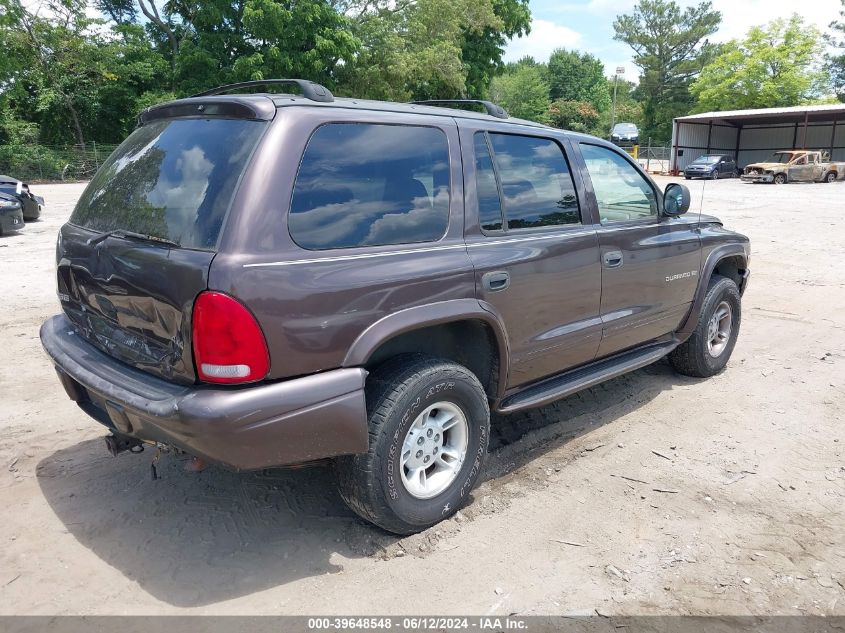 1998 Dodge Durango Slt VIN: 1B4HS28Z4WF199715 Lot: 39648548