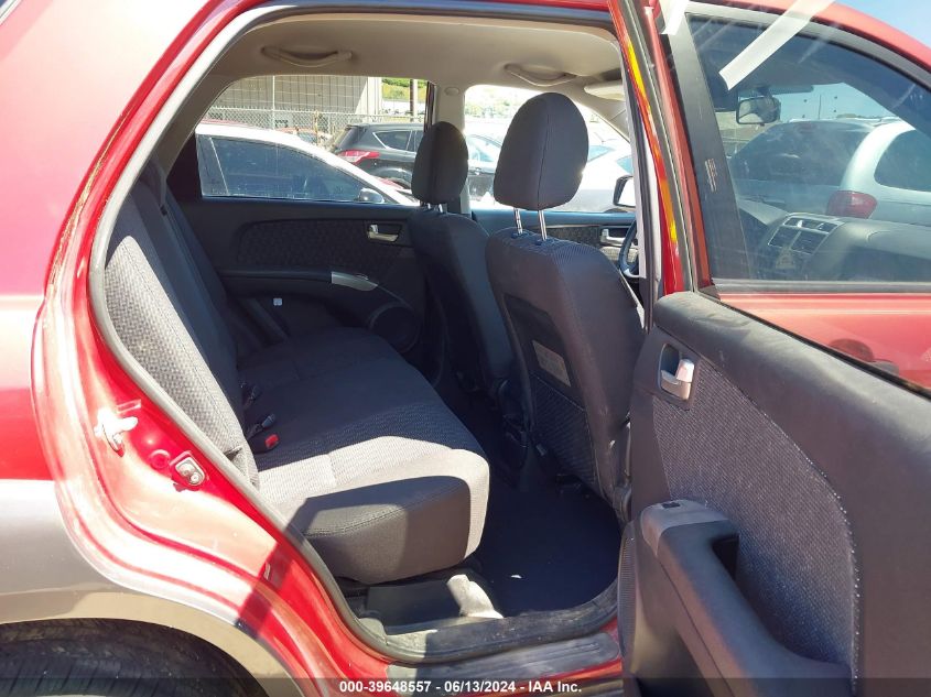 2008 Kia Sportage Lx V6 VIN: KNDJE723887529902 Lot: 39648557