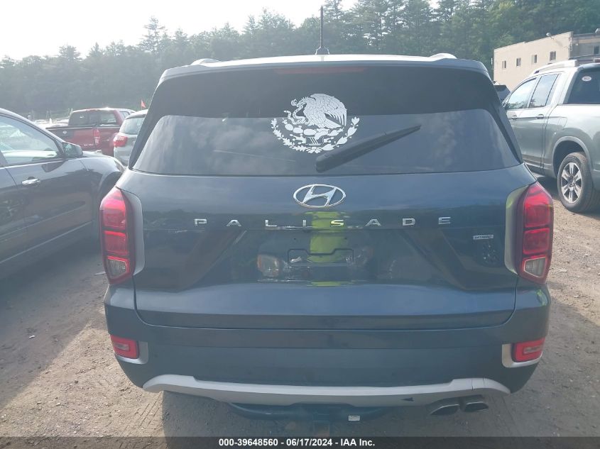 2021 Hyundai Palisade Sel VIN: KM8R2DHE4MU250408 Lot: 39648560