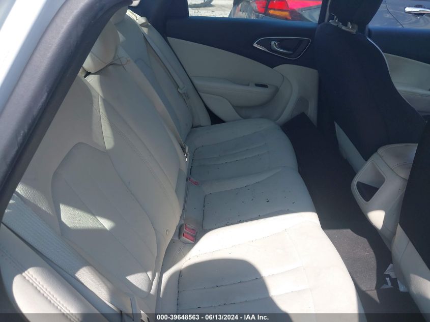 2015 Chrysler 200 Limited VIN: 1C3CCCAB8FN657733 Lot: 39648563