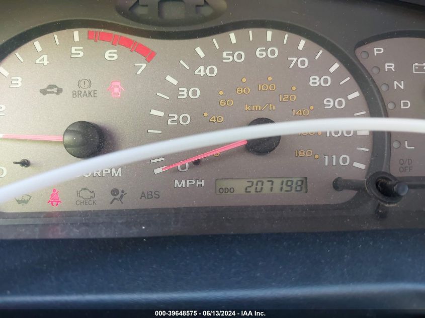 2001 Toyota Sequoia Limited VIN: 5TDZT38A71S040779 Lot: 39648575