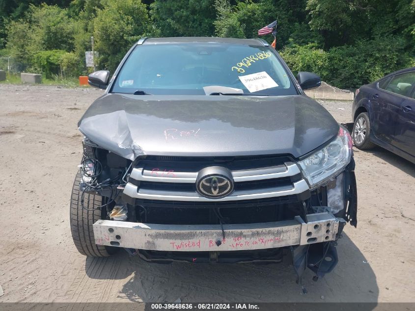 2017 Toyota Highlander Xle VIN: 5TDJZRFH9HS398202 Lot: 39648636