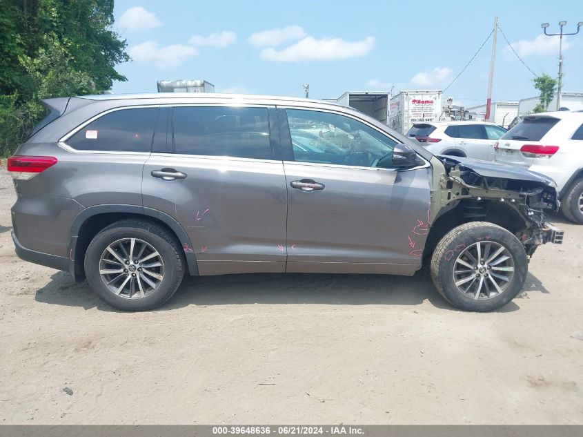 2017 Toyota Highlander Xle VIN: 5TDJZRFH9HS398202 Lot: 39648636