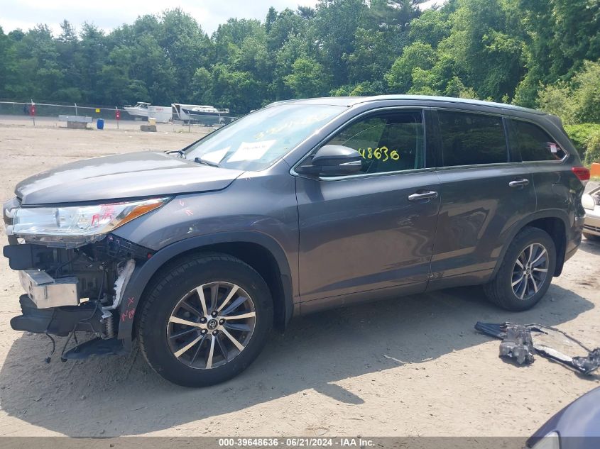 2017 Toyota Highlander Xle VIN: 5TDJZRFH9HS398202 Lot: 39648636