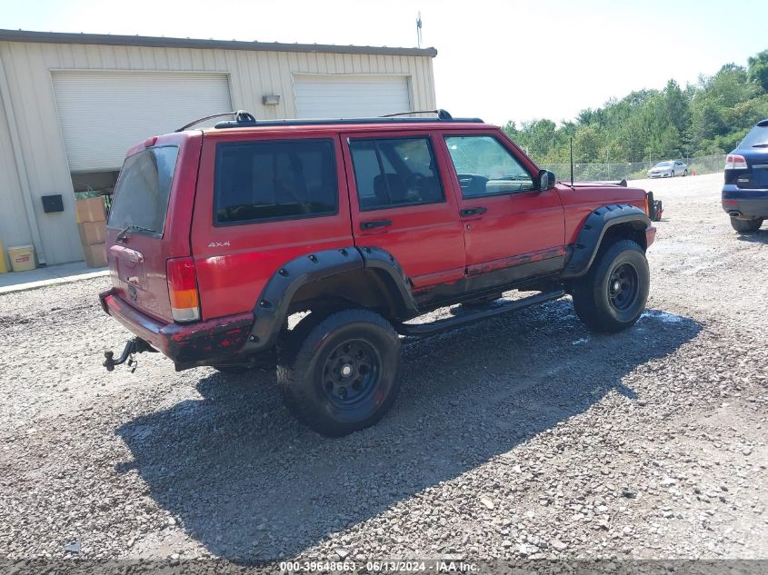 1998 Jeep Cherokee Sport/Classic VIN: 1J4FJ68S2WL284586 Lot: 39648663