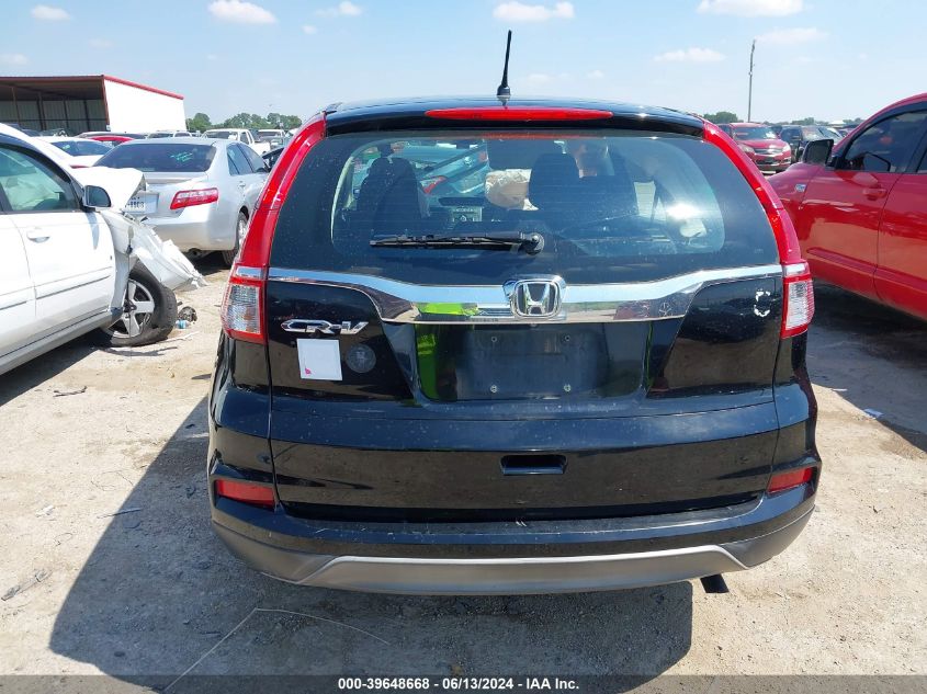 2015 Honda Cr-V Lx VIN: 3CZRM3H36FG703385 Lot: 39648668