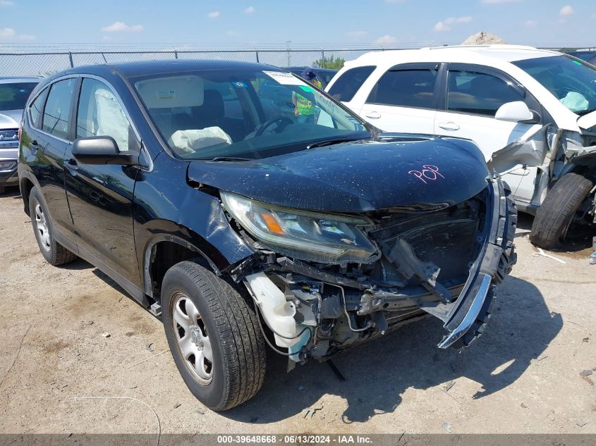 2015 Honda Cr-V Lx VIN: 3CZRM3H36FG703385 Lot: 39648668