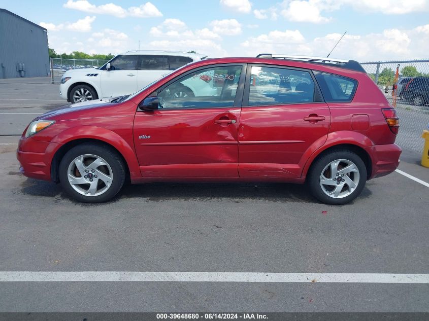 2004 Pontiac Vibe VIN: 5Y2SL62834Z422030 Lot: 39648680