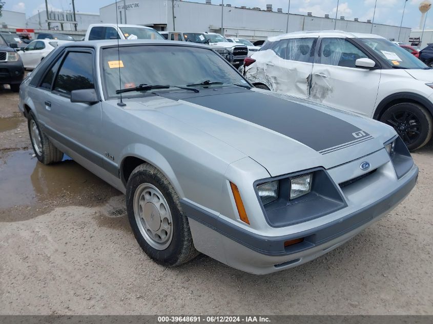 1986 Ford Mustang Lx/Gt VIN: 1FABP28M8GF316959 Lot: 39648691