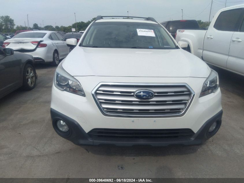 2016 Subaru Outback 2.5I Premium VIN: 4S4BSBEC2G3263032 Lot: 39648692