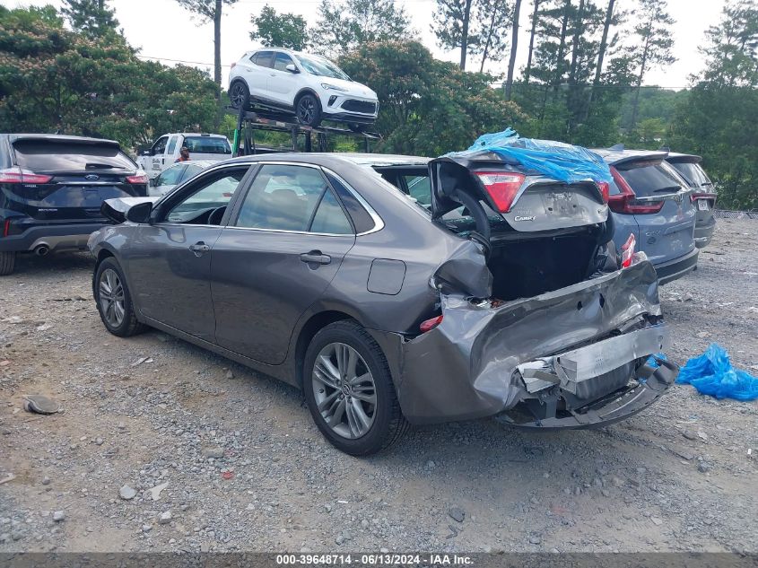 2016 Toyota Camry Se VIN: 4T1BF1FK2GU502514 Lot: 39648714