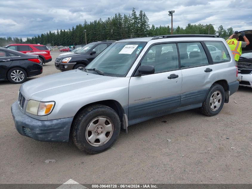 2002 Subaru Forester L VIN: JF1SF63542H734233 Lot: 39648728