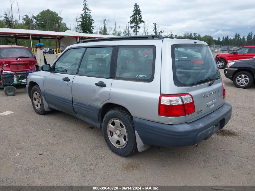 2002 Subaru Forester L VIN: JF1SF63542H734233 Lot: 39648728