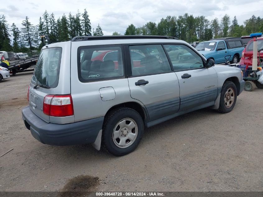 2002 Subaru Forester L VIN: JF1SF63542H734233 Lot: 39648728